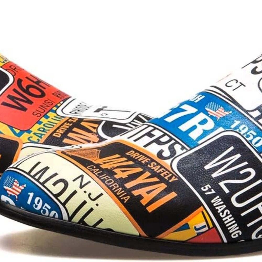 MeiJiaNa~ U.S. License Plate, Fashion- Loafer, Slip-On Shoes- Size 10- B09C3L711 - Picture 16 of 17